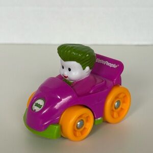 4/$20🚙 Mattel Little People DC Comics Marvel Wheelies Joker Car Fisher Price